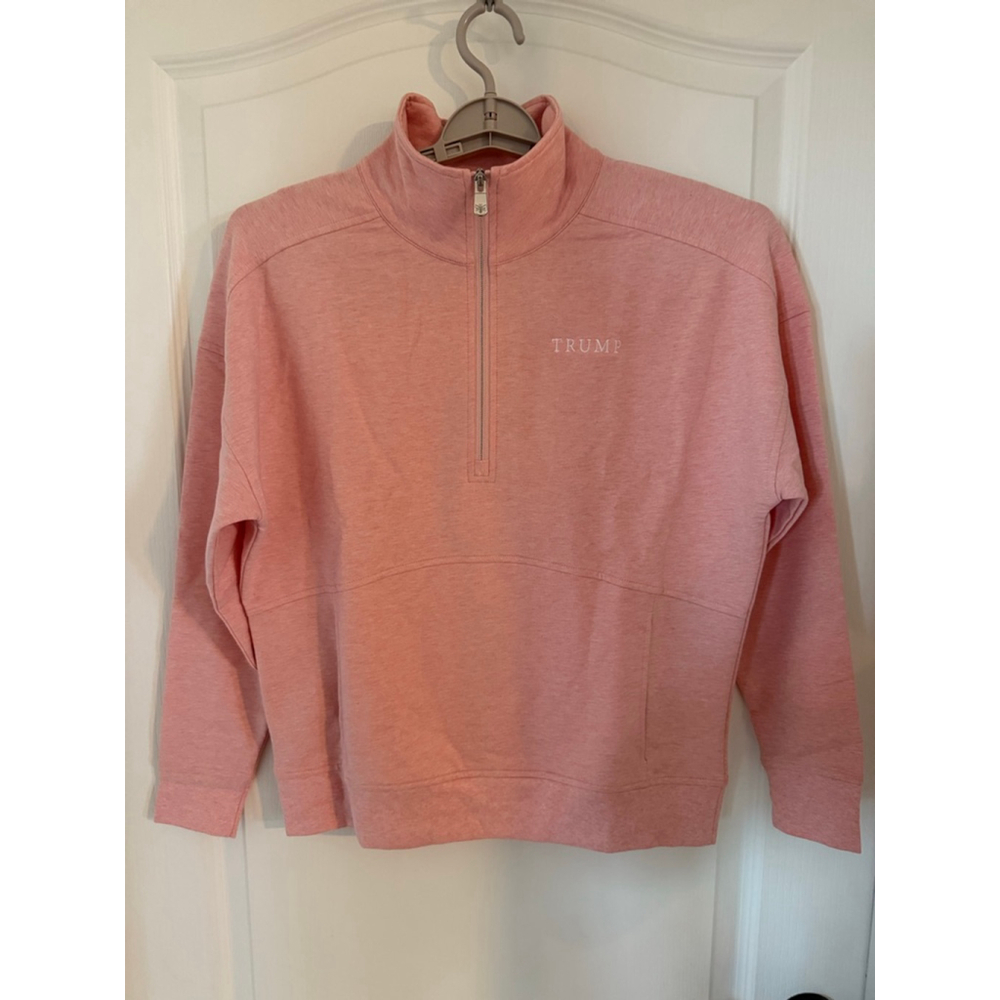 Women's B. Draddy Pink Siobhan Trump Sweatshirt XS